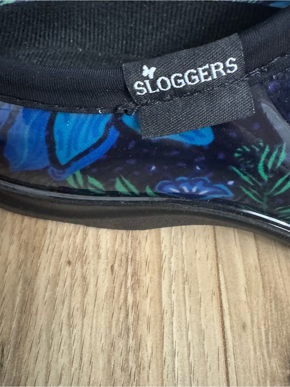 SLOGGERS Spring Surprise Blue Green Waterproof Garden ShoeClogs Women’s Size 8 - Picture 9 of 16